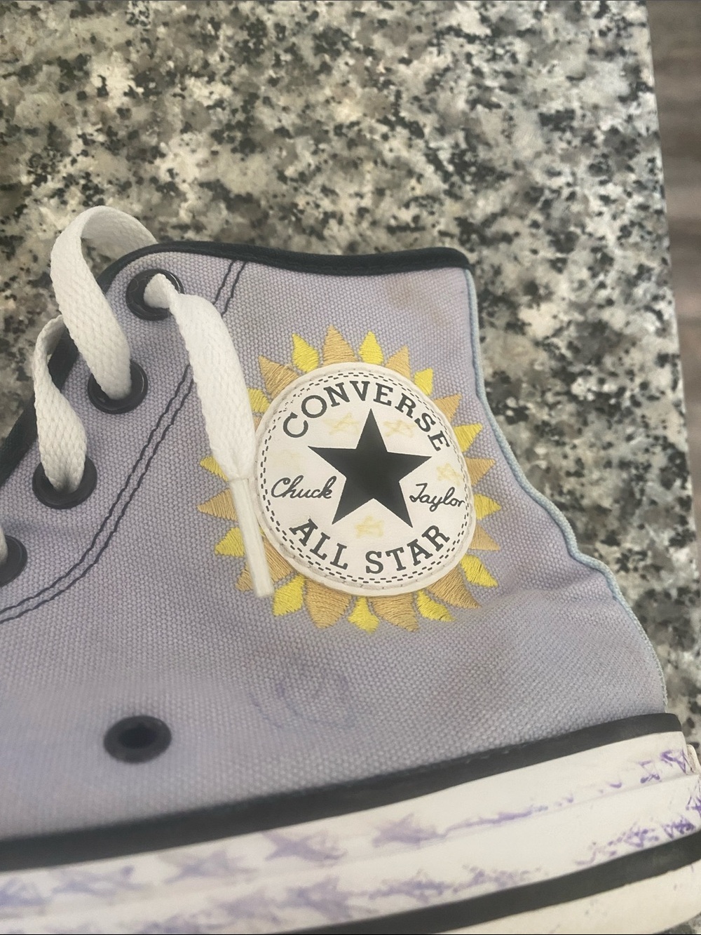 Converse sunflower high top sneakers - Picture 16 of 16